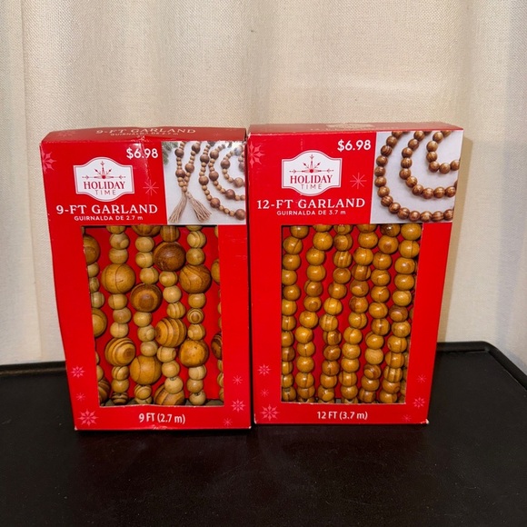 Christmas tree beaded garland NWT - Picture 2 of 5